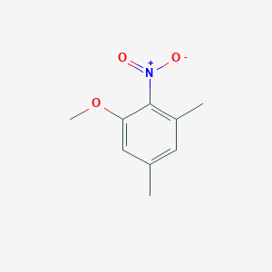 molecular formula C9H11NO3 B3048768 1-Methoxy-3,5-dimethyl-2-nitrobenzene CAS No. 18102-38-0