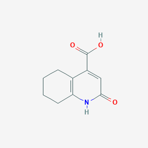 molecular formula C10H11NO3 B3048769 2-Oxo-1,2,5,6,7,8-hexahydroquinoline-4-carboxylic acid CAS No. 181021-86-3