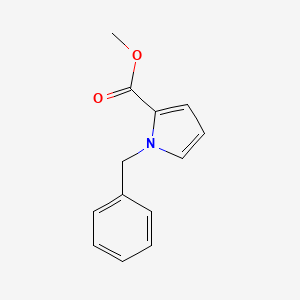 molecular formula C13H13NO2 B3048783 methyl 1-benzyl-1H-pyrrole-2-carboxylate CAS No. 18159-23-4