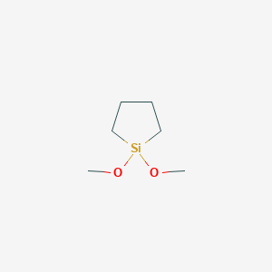 molecular formula C6H14O2Si B3048785 1,1-Dimethoxysilolane CAS No. 18169-68-1