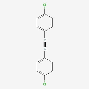 molecular formula C14H8Cl2 B3048789 Bis[p-chlorophenyl]acetylene CAS No. 1820-42-4