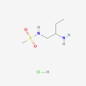 molecular formula C5H15ClN2O2S B3048791 N-(2-aminobutyl)methanesulfonamide hydrochloride CAS No. 1820607-76-8