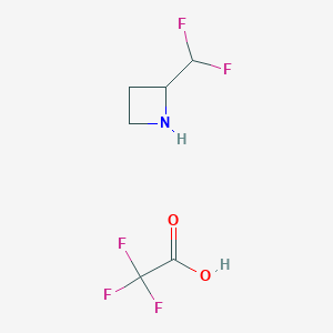 2-(Difluoromethyl)azetidine; trifluoroacetic acid