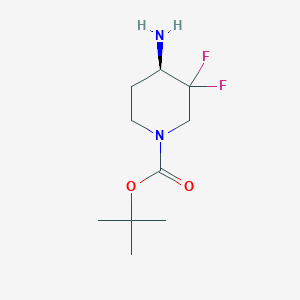 tert-butyl (4R)-4-amino-3,3-difluoropiperidine-1-carboxylate