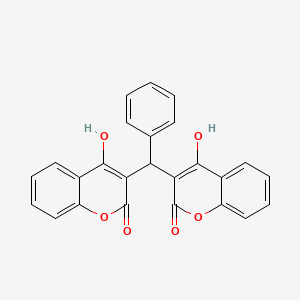 molecular formula C25H16O6 B3048819 3,3'-(苯甲亚甲基)双(4-羟基-2H-色满-2-酮) CAS No. 1821-19-8