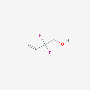 molecular formula C4H6F2O B3048833 2,2-二氟丁-3-烯-1-醇 CAS No. 182439-31-2