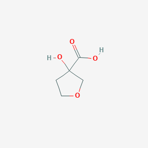 molecular formula C5H8O4 B3048841 3-Hydroxyoxolane-3-carboxylic acid CAS No. 183162-36-9
