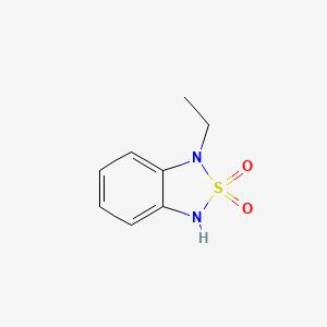 molecular formula C8H10N2O2S B3048850 1-Ethyl-1,3-dihydro-2lambda6,1,3-benzothiadiazole-2,2-dione CAS No. 1835670-60-4
