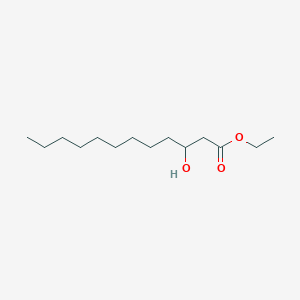 molecular formula C14H28O3 B3048853 Ethyl 3-hydroxydodecanoate CAS No. 183613-15-2