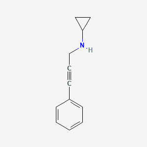N-(3-phenylprop-2-ynyl)cyclopropanamine