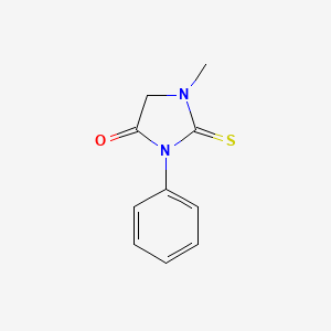 1-Methyl-3-phenyl-2-thioxo-4-imidazolidinone