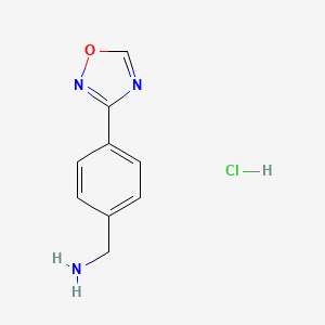 (4-(1,2,4-Oxadiazol-3-yl)phenyl)methanamine hydrochloride
