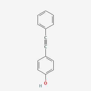 molecular formula C14H10O B3048880 4-(2-苯乙炔基)苯酚 CAS No. 1849-26-9