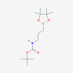 Tert-butyl N-[3-(tetramethyl-1,3,2-dioxaborolan-2-YL)propyl]carbamate