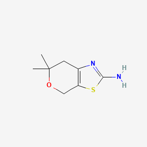 4H-Pyrano[4,3-d]thiazol-2-amine, 6,7-dihydro-6,6-dimethyl-