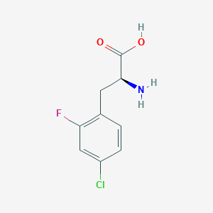 (S)-2-Amino-3-(4-chloro-2-fluorophenyl)propanoic acid