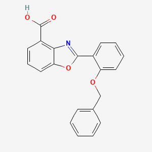 2-(2-(Benzyloxy)phenyl)benzo[d]oxazole-4-carboxylic acid