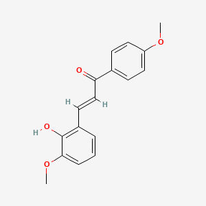 molecular formula C17H16O4 B3048946 3,4'-Dimethoxy-2-hydroxychalcone CAS No. 18778-37-5