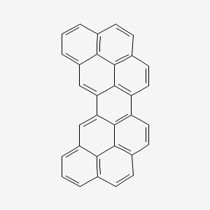 molecular formula C32H16 B3048950 Dinaphtho[2,1,8,7-defg:2',1',8',7'-ijkl]pentaphene CAS No. 188-90-9