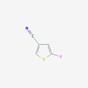 molecular formula C5H2INS B3048951 5-碘噻吩-3-腈 CAS No. 18800-02-7