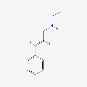 molecular formula C11H15N B3048954 (2E)-N-乙基-3-苯基丙-2-烯-1-胺 CAS No. 188049-29-8