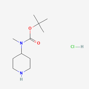 tert-Butyl methyl(piperidin-4-yl)carbamate hydrochloride