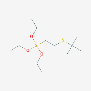 molecular formula C12H28O3SSi B3048960 [2-(叔丁基硫烷基)乙基](三乙氧基)硅烷 CAS No. 1883-63-2