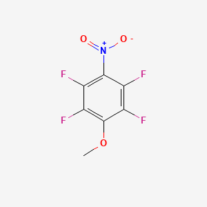 molecular formula C7H3F4NO3 B3048969 1,2,4,5-Tetrafluoro-3-methoxy-6-nitrobenzene CAS No. 1887-73-6