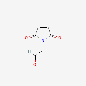 molecular formula C6H5NO3 B3048975 2-马来酰亚胺乙醛 CAS No. 188985-04-8