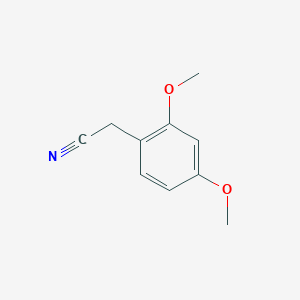 molecular formula C10H11NO2 B3048980 2-(2,4-Dimethoxyphenyl)acetonitrile CAS No. 1891-11-8