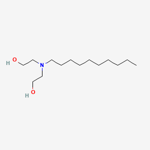 molecular formula C14H31NO2 B3048987 Ethanol, 2,2'-(decylimino)bis- CAS No. 18924-65-7