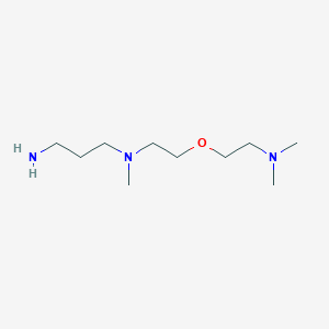 molecular formula C10H25N3O B3048988 1,3-Propanediamine, N1-[2-[2-(dimethylamino)ethoxy]ethyl]-N1-methyl- CAS No. 189253-72-3