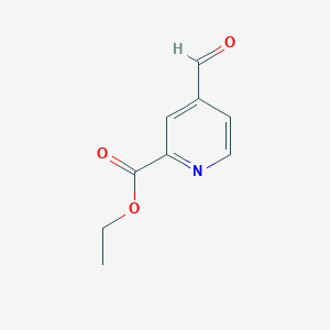 molecular formula C9H9NO3 B3049006 Ethyl 4-formylpicolinate CAS No. 189819-76-9