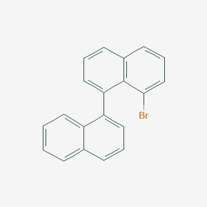molecular formula C20H13B B3049007 8-Bromo-1,1'-binaphthalene CAS No. 189824-08-6