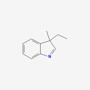 molecular formula C11H13N B3049013 3-Ethyl-3-methyl-3H-indole CAS No. 19013-44-6
