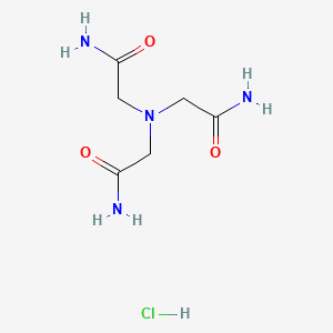 molecular formula C6H13ClN4O3 B3049017 2,2',2''-Nitrilotris(acetamide) monohydrochloride CAS No. 19037-75-3