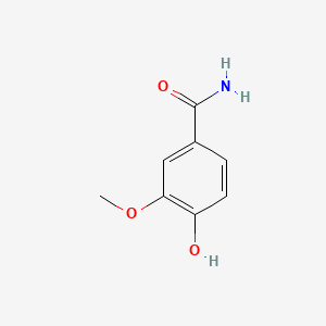 molecular formula C8H9NO3 B3049022 4-Hydroxy-3-methoxybenzamide CAS No. 19072-58-3