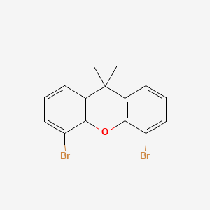 molecular formula C15H12Br2O B3049025 4,5-二溴-9,9-二甲基-9H-氧杂蒽 CAS No. 190789-35-6