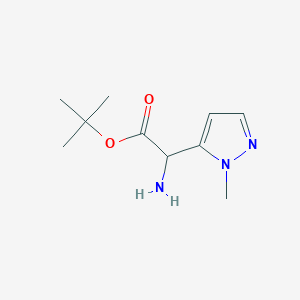tert-butyl 2-amino-2-(1-methyl-1H-pyrazol-5-yl)acetate
