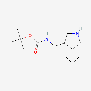 tert-Butyl N-({6-azaspiro[3.4]octan-8-yl}methyl)carbamate