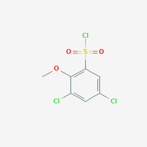 molecular formula C7H5Cl3O3S B3049044 3,5-dichloro-2-methoxy-benzenesulfonyl Chloride CAS No. 19116-94-0