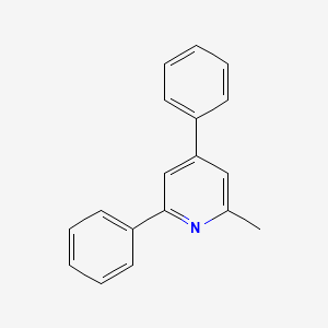 molecular formula C18H15N B3049045 2-Methyl-4,6-diphenylpyridine CAS No. 1912-16-9