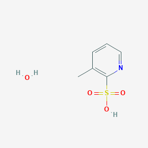molecular formula C6H9NO4S B3049048 3-Methylpyridine-2-sulfonic acid hydrate CAS No. 1914148-55-2