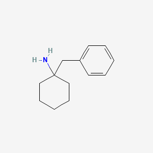 molecular formula C13H19N B3049052 Cyclohexanamine, 1-(phenylmethyl)- CAS No. 19165-94-7