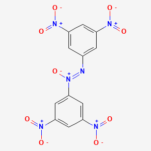 molecular formula C12H6N6O9 B3049062 1-[(z)-(3,5-Dinitrophenyl)-nno-azoxy]-3,5-dinitrobenzene CAS No. 1920-16-7