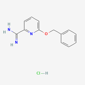 6-(Benzyloxy)picolinimidamide hydrochloride
