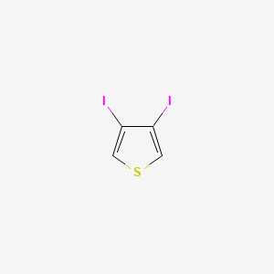 molecular formula C4H2I2S B3049076 3,4-Diiodothiophene CAS No. 19259-08-6