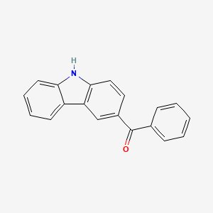 molecular formula C19H13NO B3049078 9H-咔唑-3-基(苯基)甲苯酮 CAS No. 19264-66-5