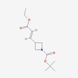 tert-Butyl 3-[(1E)-3-ethoxy-3-oxoprop-1-en-1-yl]azetidine-1-carboxylate