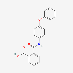 2-[(4-Phenoxyphenyl)carbamoyl]benzoic acid